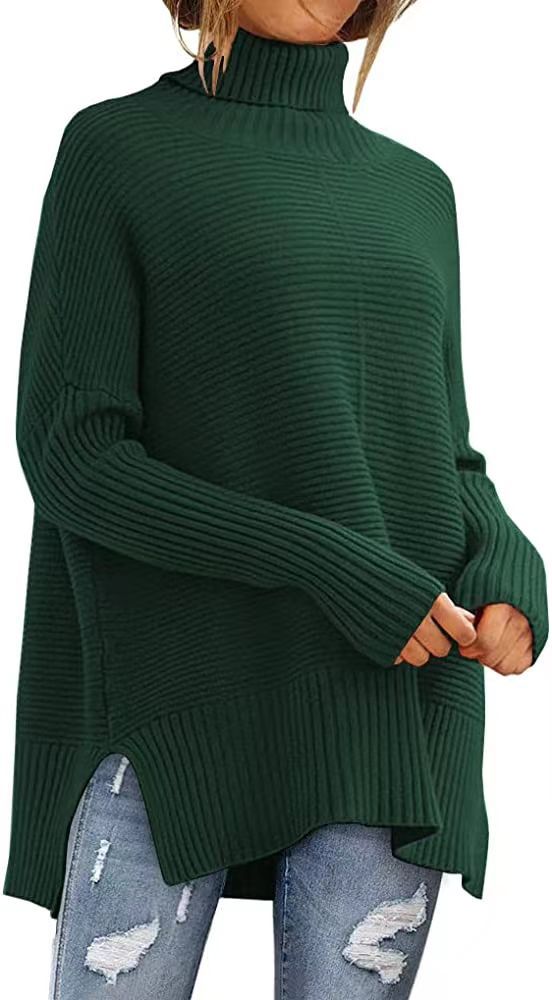 Ladies Comfortable Turtleneck Sweater Lune London