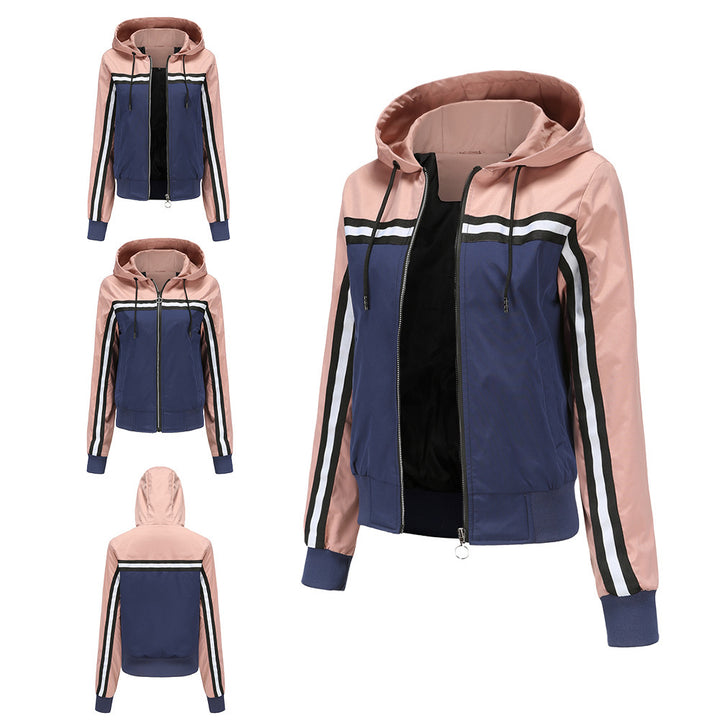 Women's sports jacket with modern stripe elements Lune London