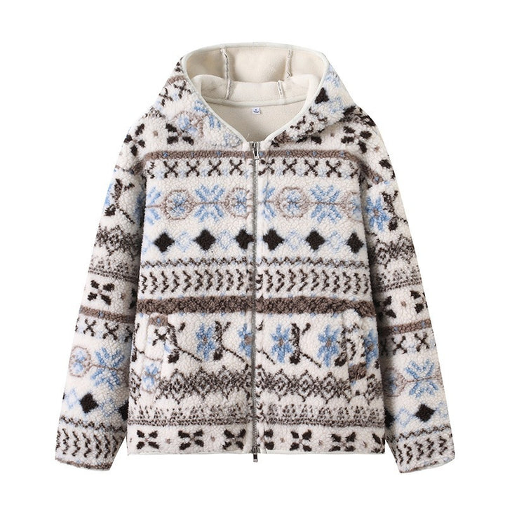 Veste en polaire confortable pour femmes avec motif sud-allemand Chic & Stil