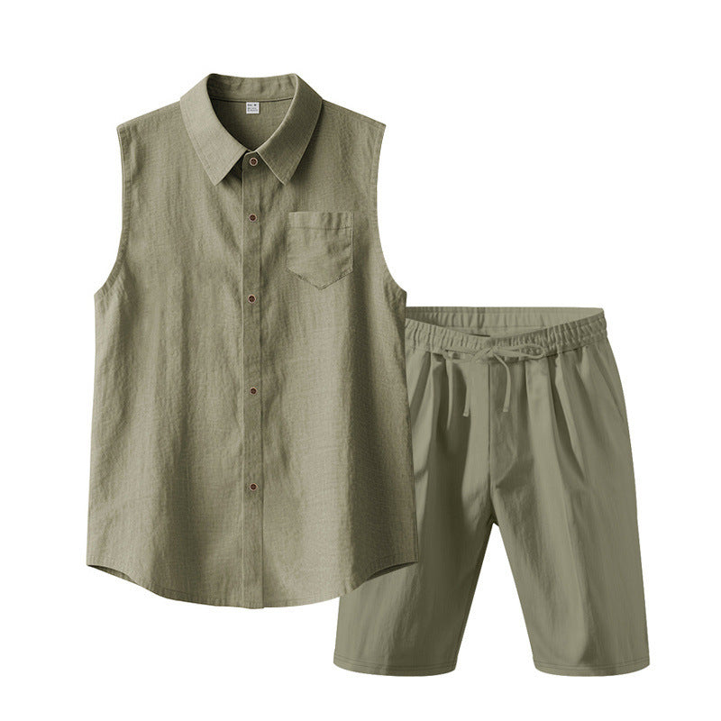 Casual summer set for women with sleeveless top and shorts Lune London
