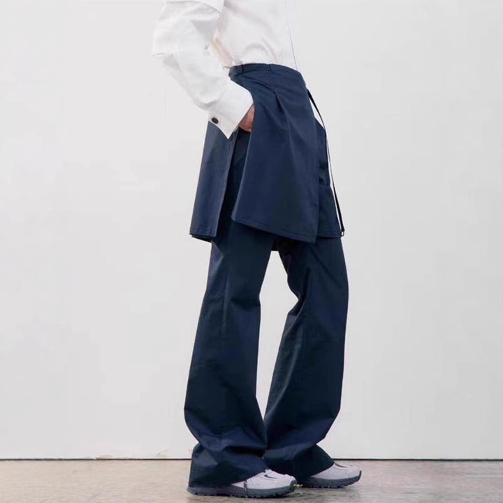 Trendy wrap skirt for women with a minimalist silhouette and practical pockets Lune London