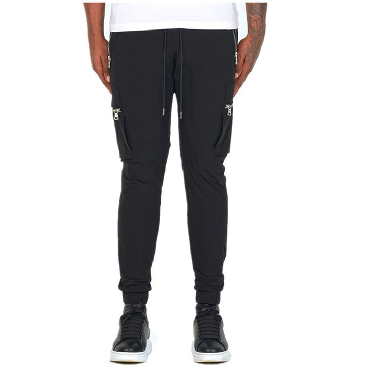 Men's cargo pants with side zip pockets Lune London