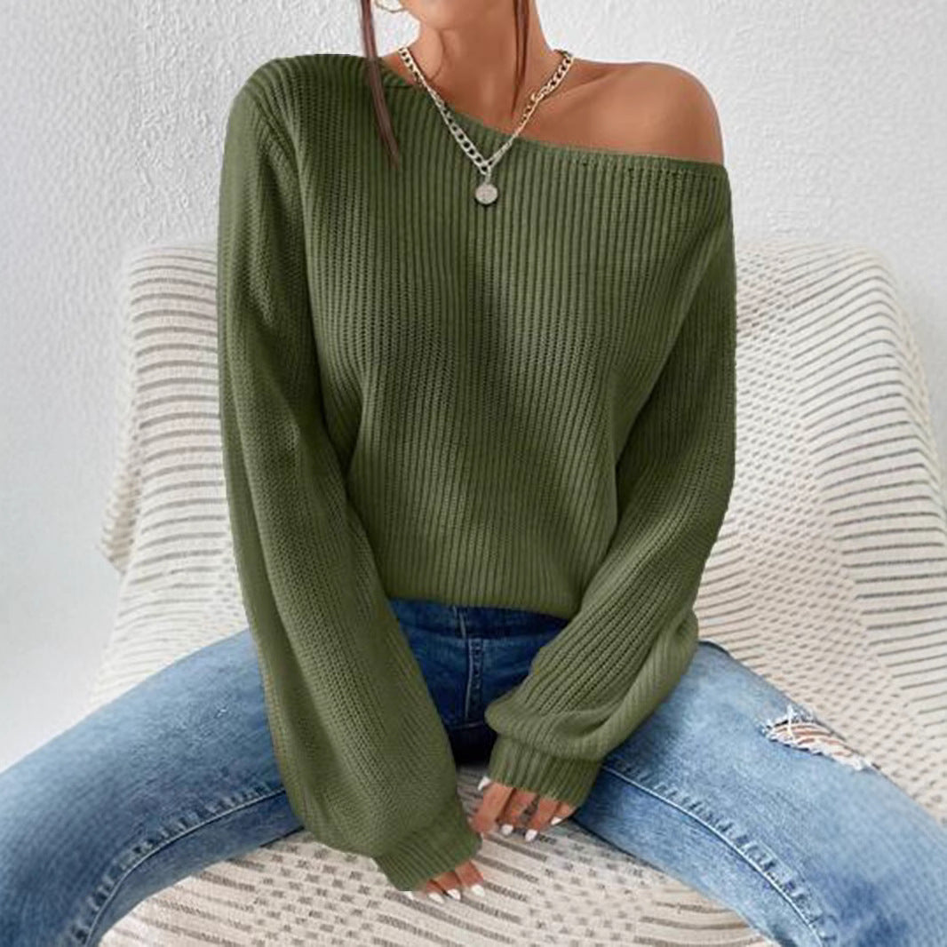 Oversized knitted sweater for ladies Lune London