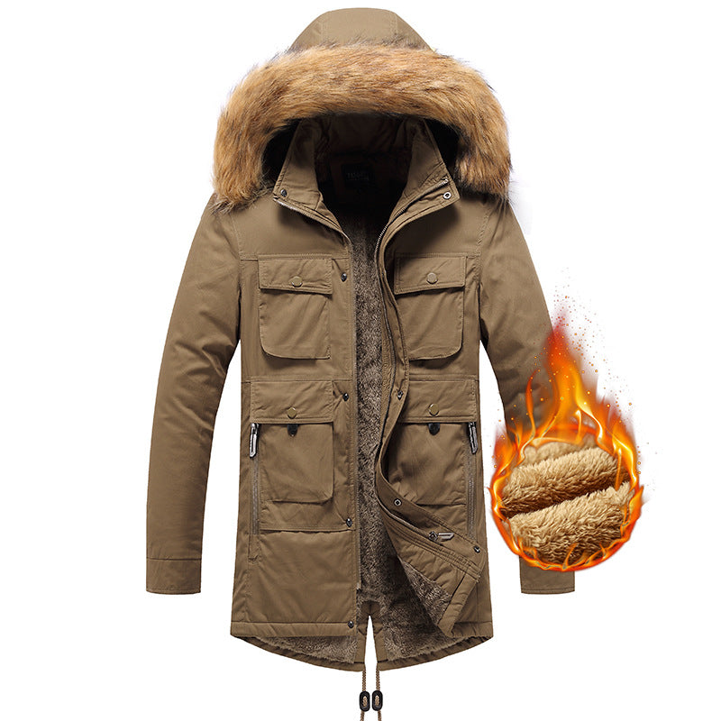 Insulated parka jacket for men Lune London