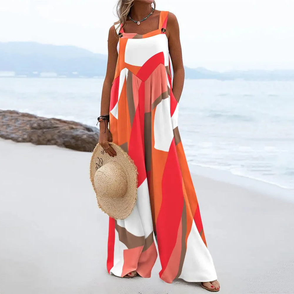 Ladies Leisure Maxi Jumpsuit Lune London