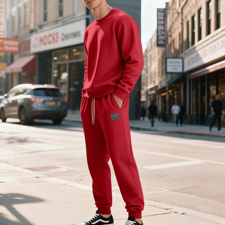 Casual sporty set for men with round neck and elastic waistband Lune London