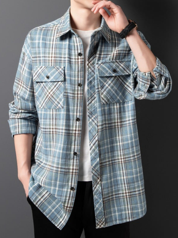 Checked shirts for women with double breast pockets Lune London