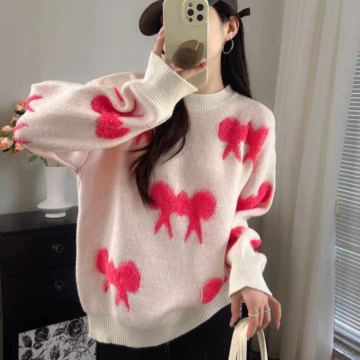 Pull femme à motifs avec motif animal élégant et coupe décontractée Chic & Stil