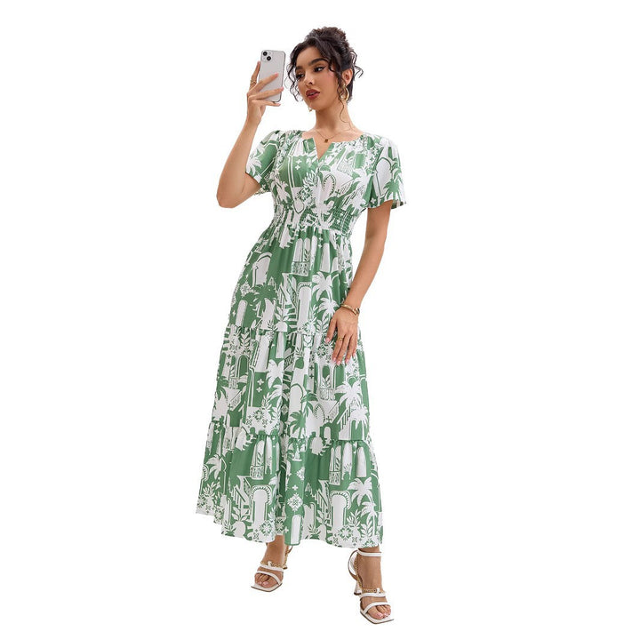 Chic Tulle Boho Maxi Dress