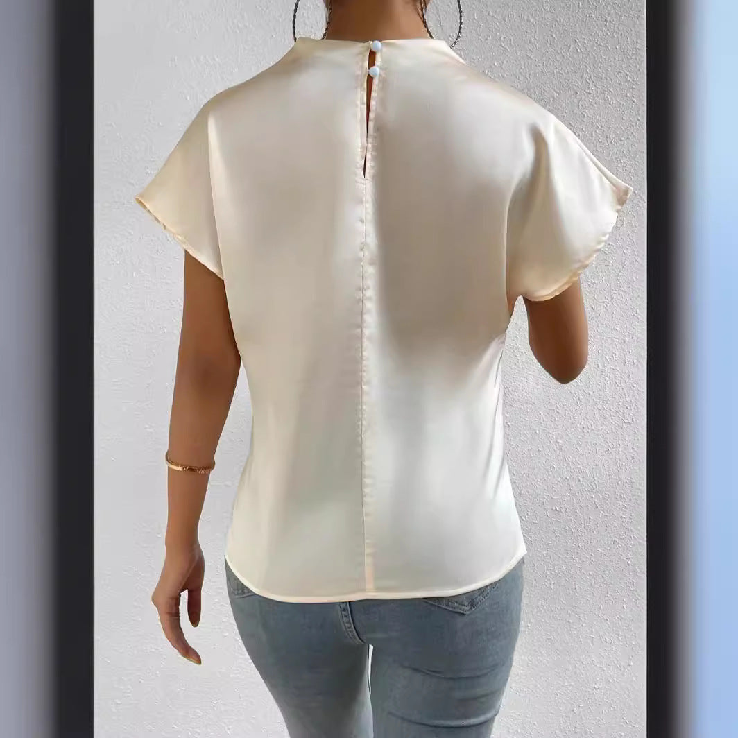 Ladies Satin Blouse Modique Lune London