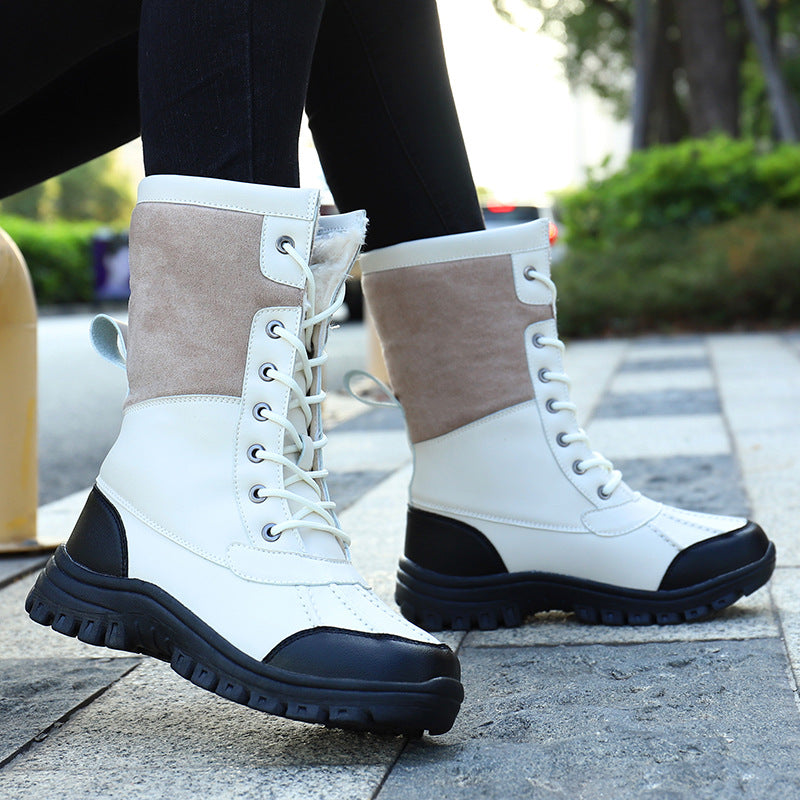 Winter boots for women lined with non-slip sole and insulating lining Lune London