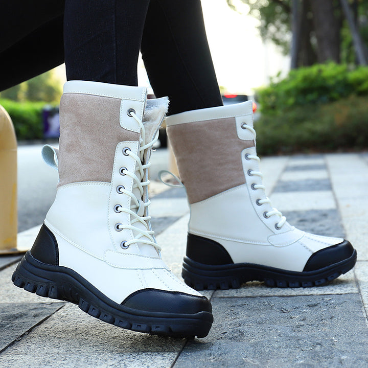 Winter boots for women lined with non-slip sole and insulating lining Lune London