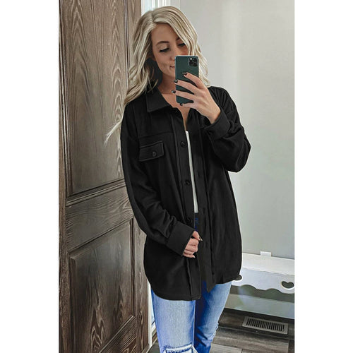 Lune London | Fleece Button Jacket.