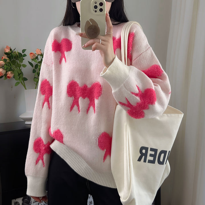 Pull femme à motifs avec motif animal élégant et coupe décontractée Chic & Stil