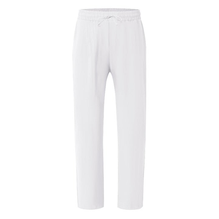 Casual beach pants for men with elastic waist and practical side pockets Lune London