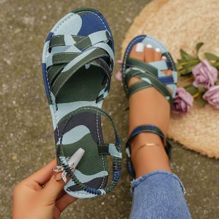 Comfortable strap sandals for women with flexible sole Lune London