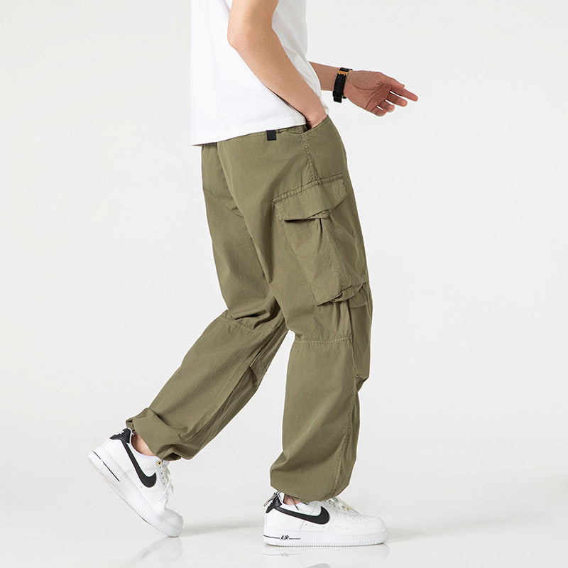 Pantalon cargo multifonctionnel pour hommes avec poches latérales pratiques Lune London