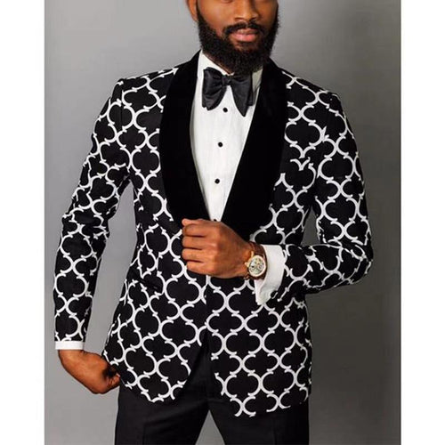 Elegant blazer for men with eye-catching pattern Lune London