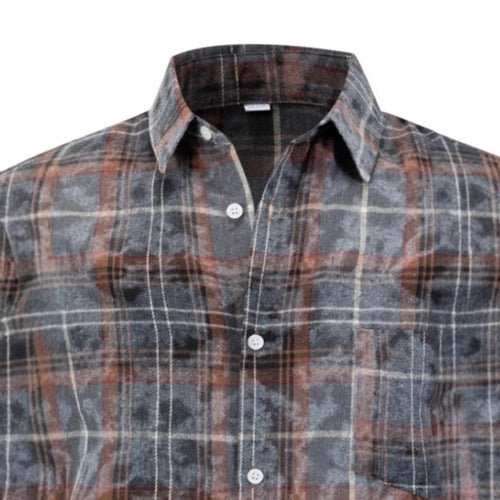 Lune London plaid flannel shirt for men
