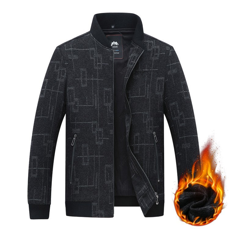 Modern quilted jacket for men with particularly warm inner lining Lune London