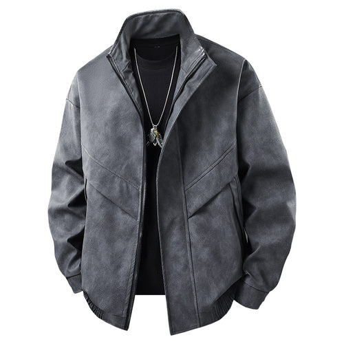 Modern leisure jacket for men with asymmetric cut and functional pockets Lune London