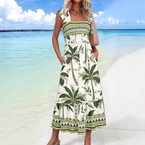 Lune London Embroidered Maxi Dress for Women