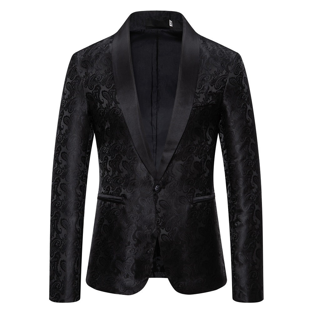 Veste de smoking extravagante pour hommes avec motif Paisley Lune London