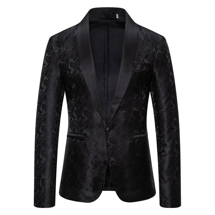 Veste de smoking extravagante pour hommes avec motif Paisley Lune London