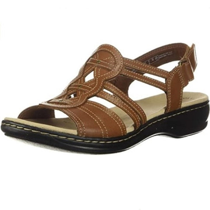 Women's Strap Sandals with Comfort Sole and Adjustable Strap Lune London