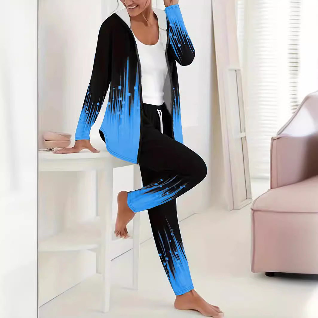 Lune London women's sports leisure set with modern gradient color details