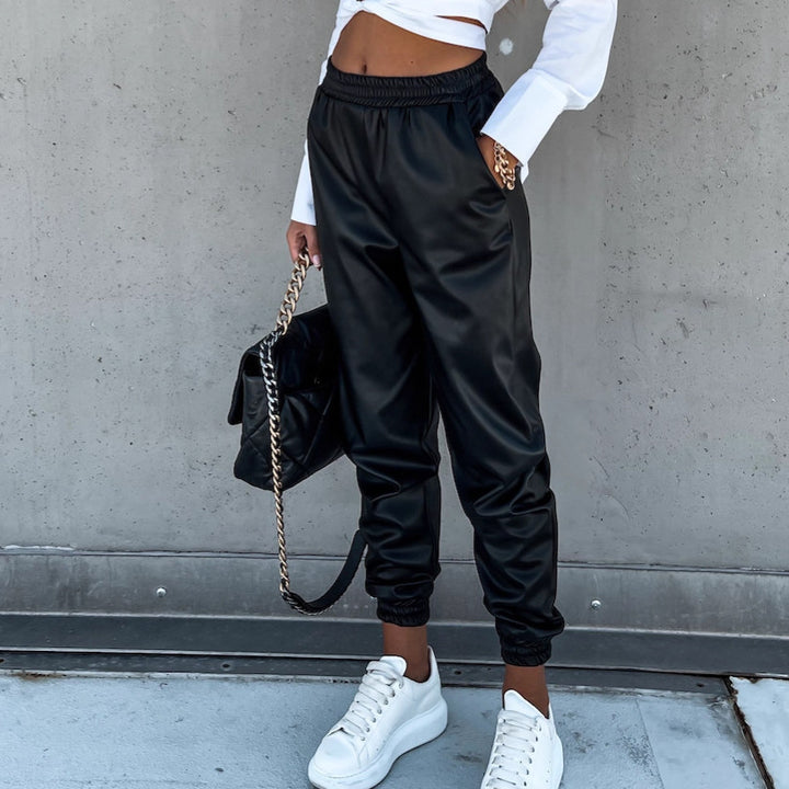 Pantalons de jogging confortables pour femmes avec taille élastique et poches pratiques Chic & Stil