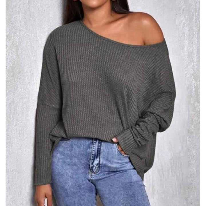 Pull en tricot surdimensionné pour femmes Chic & Stil