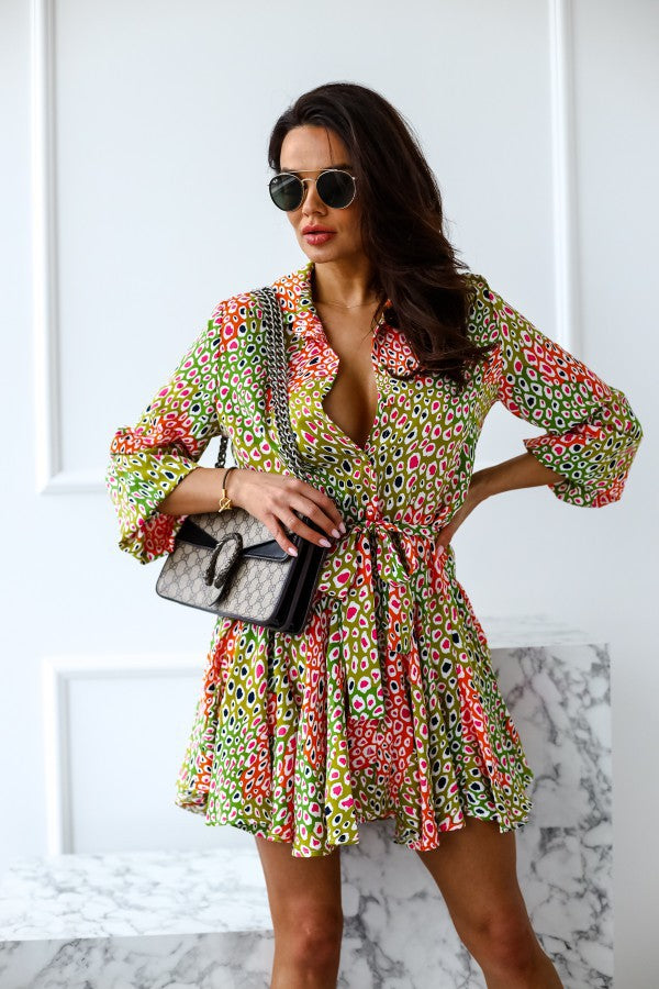 A-line shirt dresses for women with belt detail Lune London