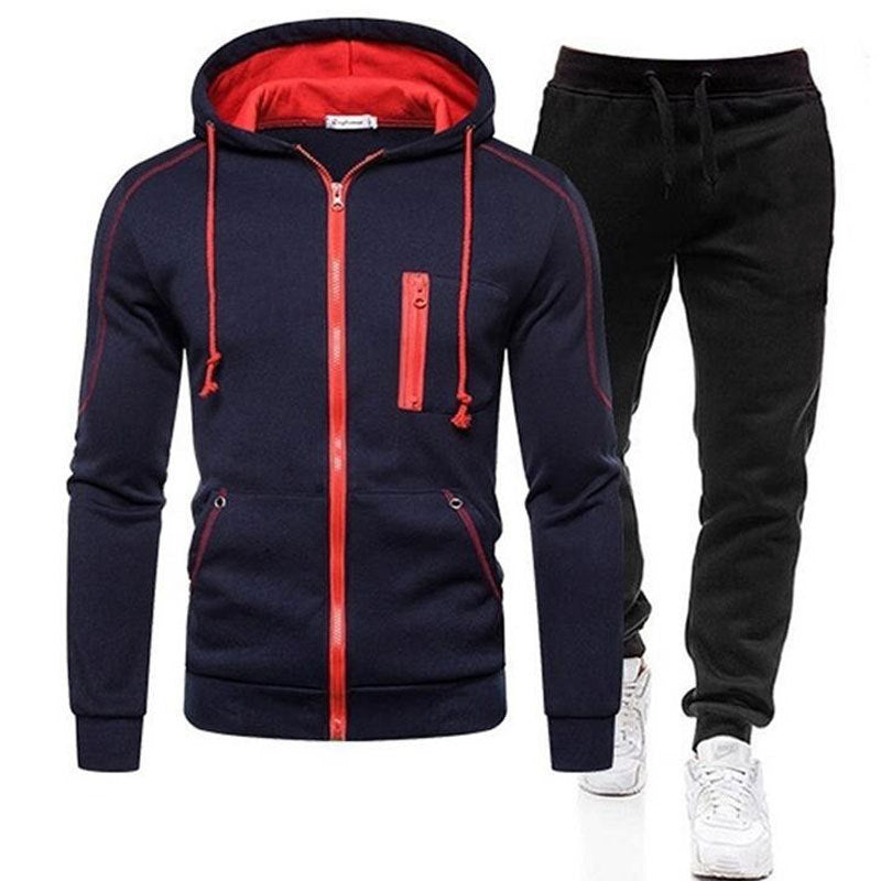 Men's sports set with practical zippered pockets Lune London
