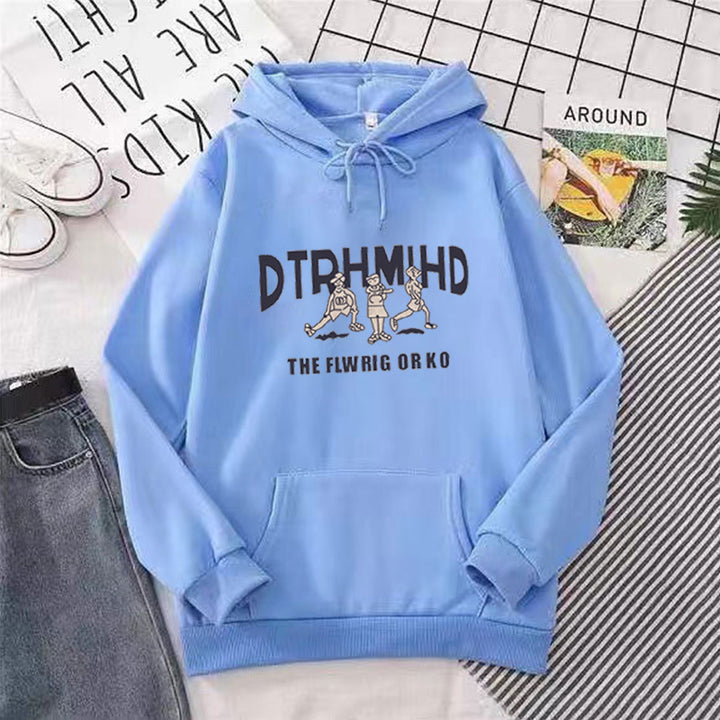 Women's hoodie with creative graphic print Chic & Stil