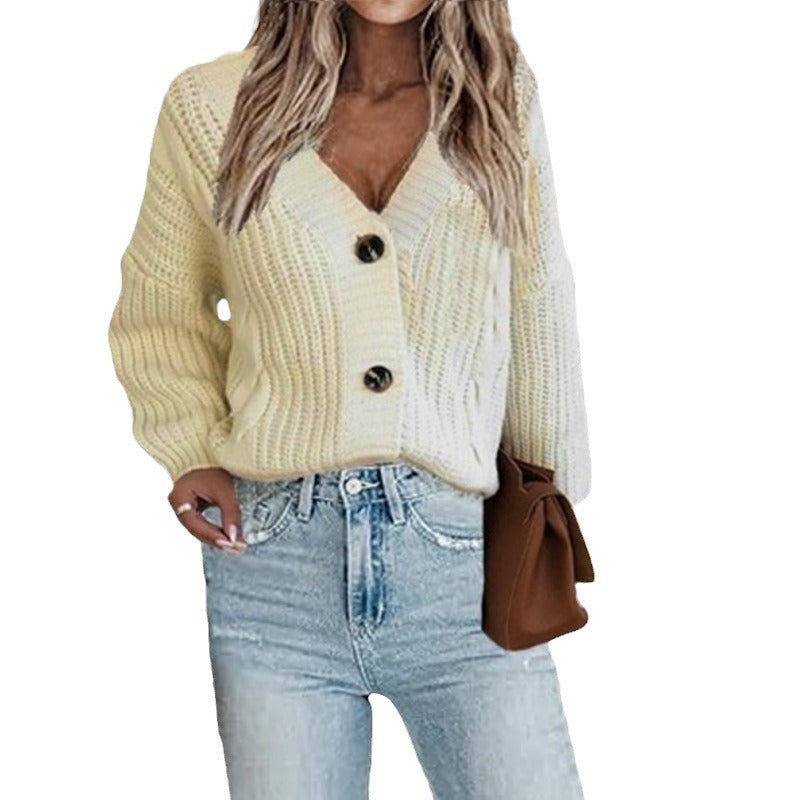 Ladies Large Knit Cardigan with Chic Seasonal Design and Style