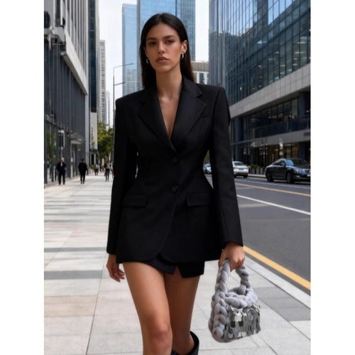 Womens modern blazer with relaxed fit Lune London