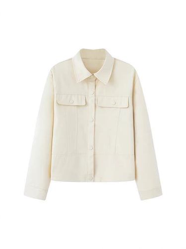 Trendy utility jacket for ladies with large pockets and fashionable cut Lune London