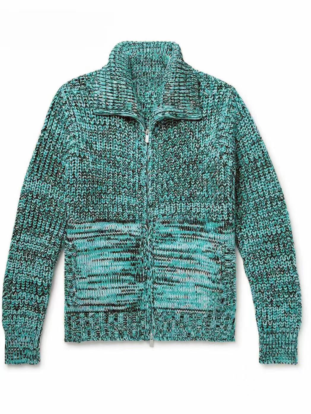 Women’s knit jacket with high collar Lune London