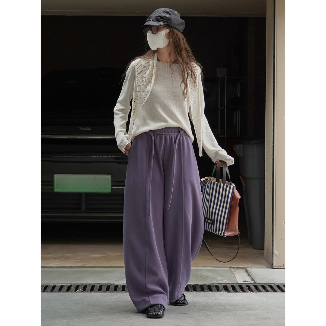 Pantalon de loisirs confortable pour femmes avec taille élastique et coupe décontractée Chic & Stil