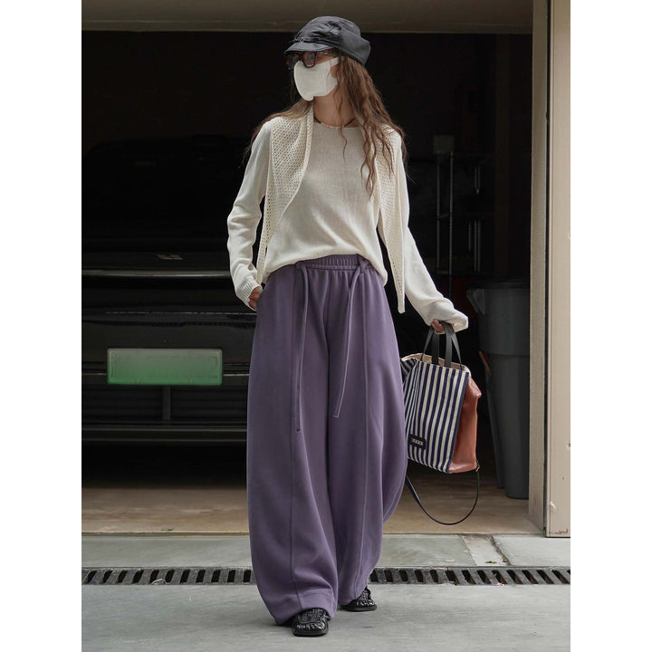 Pantalon de loisirs confortable pour femmes avec taille élastique et coupe décontractée Chic & Stil