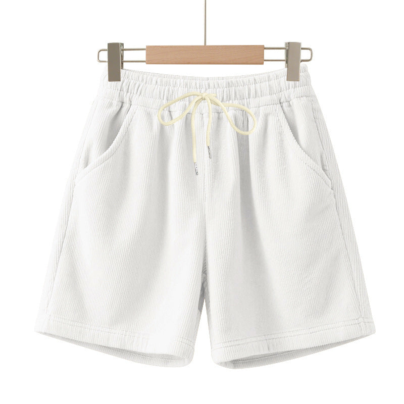 Casual men's pants in soft fabric with elastic waistband and practical side pockets Lune London