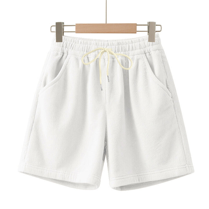 Casual men's pants in soft fabric with elastic waistband and practical side pockets Lune London