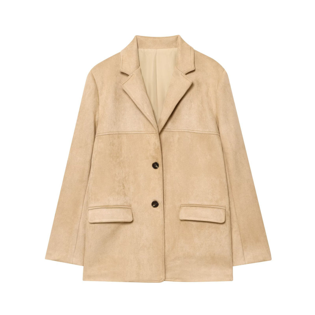 Ladies elegant faux leather jacket Lune London