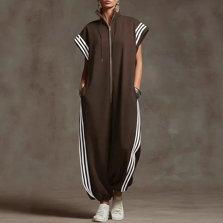 Women Stylish Jumpsuit with Modern Contrasts Lune London