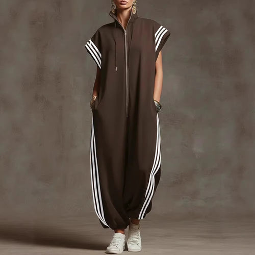Women Stylish Jumpsuit with Modern Contrasts Lune London