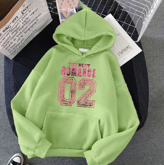 Women's casual hoodie with stylish print Chic & Stil