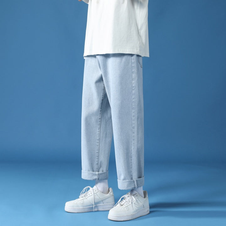Jeans Lune London taille haute pour hommes coupe relaxed-fit