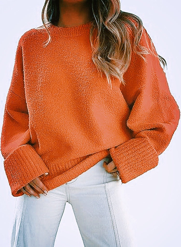 Ladies cozy chic sweater