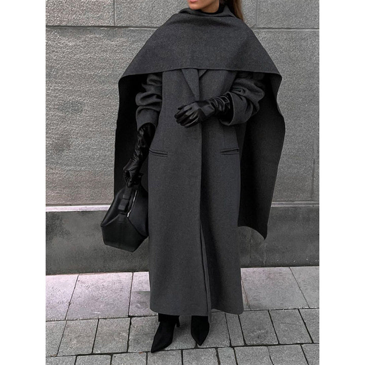 Plus size ladies wrap coat Lune London